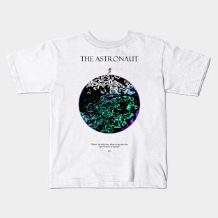 The Astronaut Moon Dark Kids T-Shirt